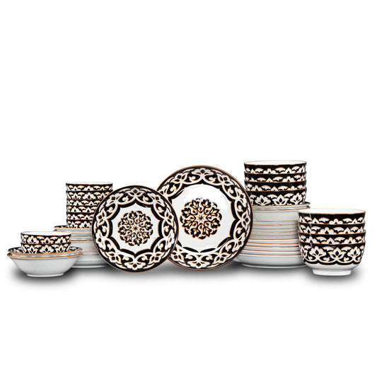 Dinnerware w/Handmade Reactive Glaze Dishes Set