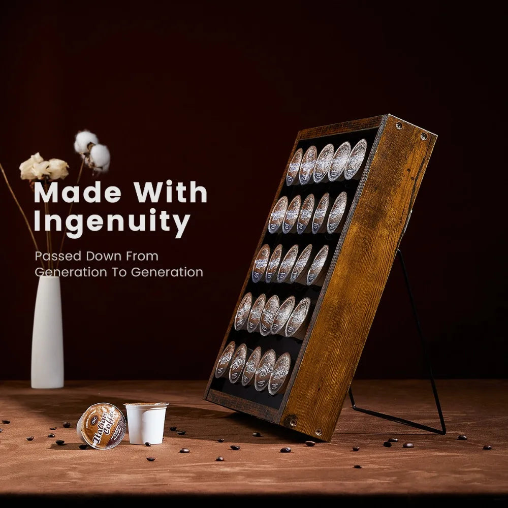 Wooden K Cup Holders Holds 25 Pods