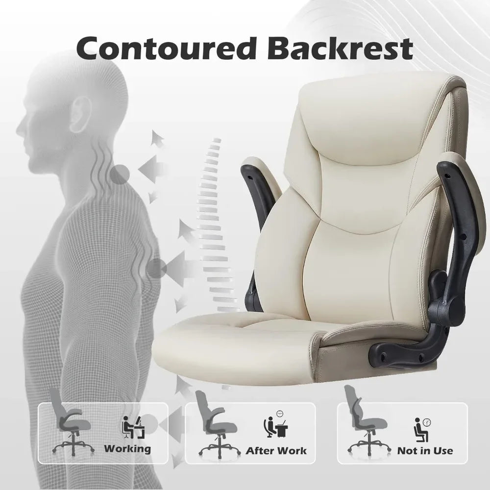 Leather Executive Ergonomic Desk Chair