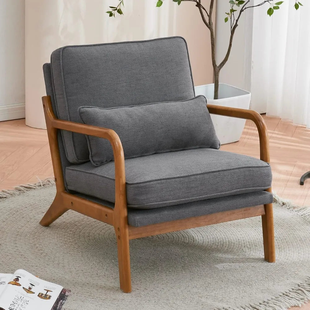 Armrests Accent Chairs for Living Room/Bedroom