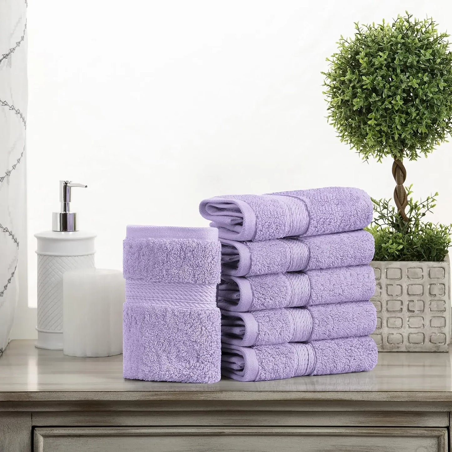 Premium Egyptian Cotton Towels for Bathroom Set