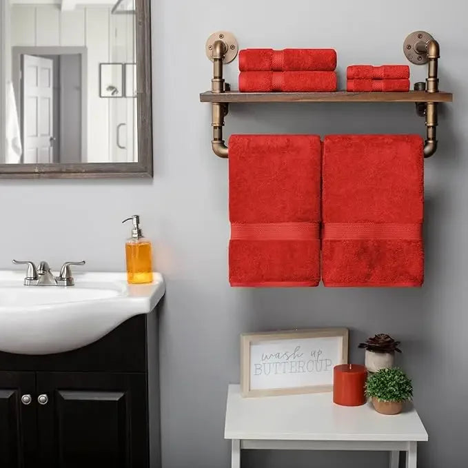 Premium Egyptian Cotton Towels for Bathroom Set