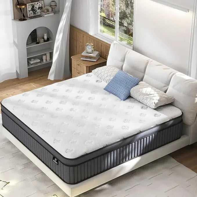 Firm Hybrid Memory Foam King Mattress w/Box