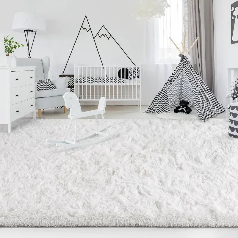 Large Modern Indoor Fuzzy Rugs